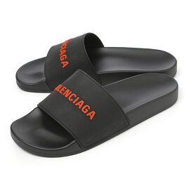 【アウトレット】バレンシアガ BALENCIAGA サンダル スライドサンダル ブラック 565826 w1s80 1064 POOL SLIDE【返品送料無料】[2023SS]