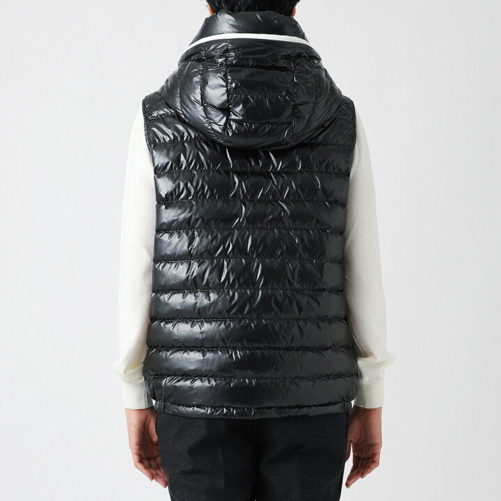 楽天市場】モンクレール MONCLER ダウンベスト ジレ ブラック メンズ 