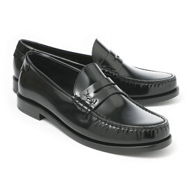 【アウトレット】サンローラン SAINT LAURENT ローファー ブラック レディース 670232 aaa7r 1000 LE LOAFER 15【返品送料無料】