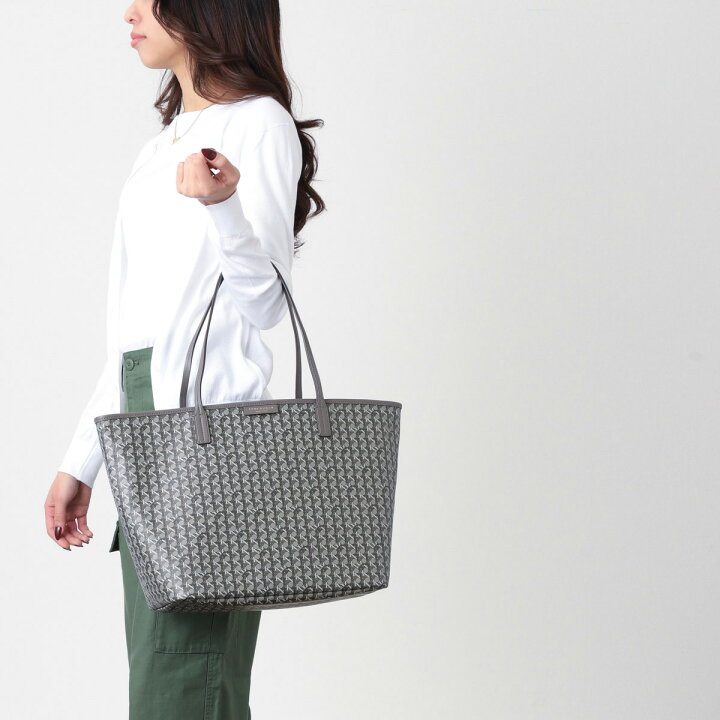 楽天市場】トリーバーチ TORY BURCH トートバッグ グレー レディース  
