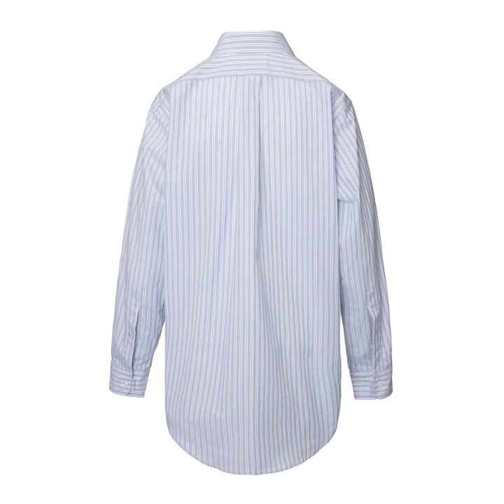 メゾンマルジェラ Maison Margiela 長袖レギュラーカラーシャツ 総柄シャツ ブルー レディース si0dl0001 s52651 001f【あす楽対応_関東】【返品送料無料】【ラッピング無料】【WLCP】 モダンブルー メゾンマルジェラ シャツ ホワイト ブルー レディース Maison Margiela SI0DL0001 S52651 001F