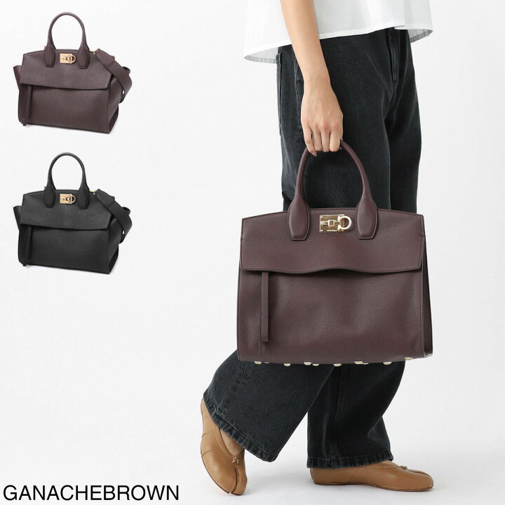 楽天市場】フェラガモ FERRAGAMO ハンドバッグ 2WAY ショルダーバッグ  
