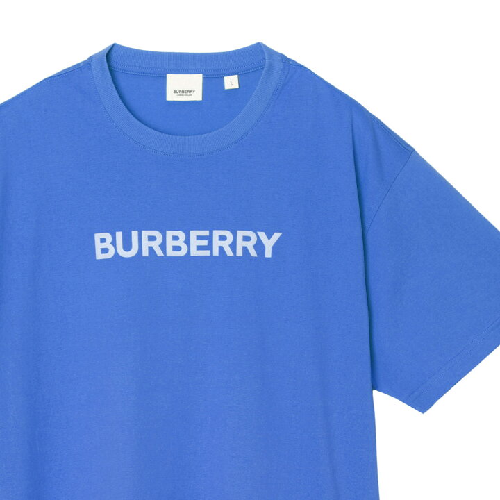 楽天市場】バーバリー BURBERRY クルーネックTシャツ ブルー 8065395 