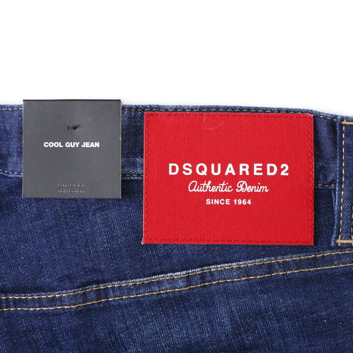 楽天市場】ディースクエアード DSQUARED2 ボタンフライジーンズ ブルー 