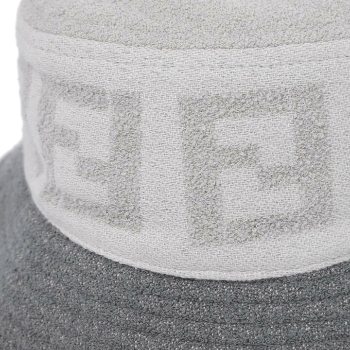 楽天市場】フェンディ FENDI バケットハット グレー メンズ fxq958 