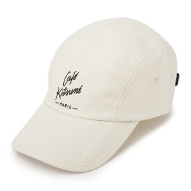 メゾンキツネ MAISON KITSUNE ベースボールキャップ 5パネルキャップ ホワイト メンズ レディース spcku06102 latte Cafe Kitsune【返品送料無料】【ラッピング無料】[2023SS]