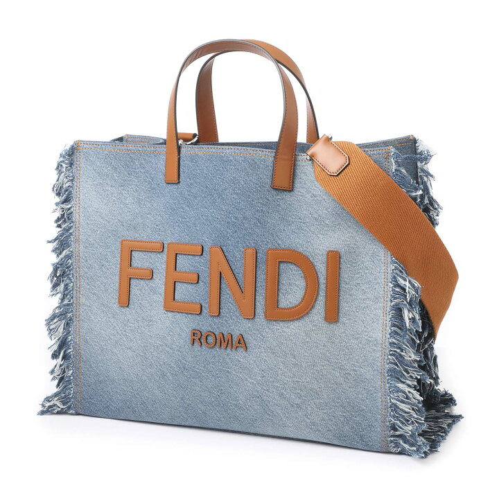 楽天市場】フェンディ FENDI トートバッグ 2WAY ブルー メンズ 7va591 