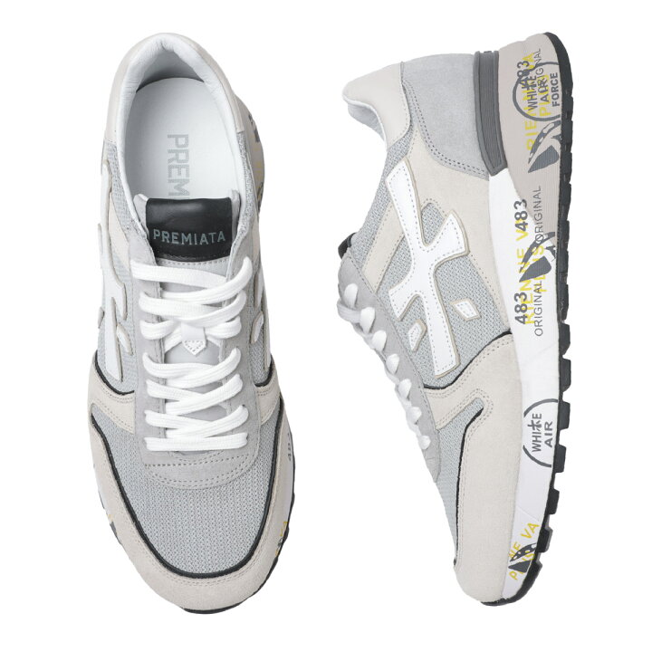 楽天市場】プレミアータ PREMIATA スニーカー グレー メンズ 大きい 