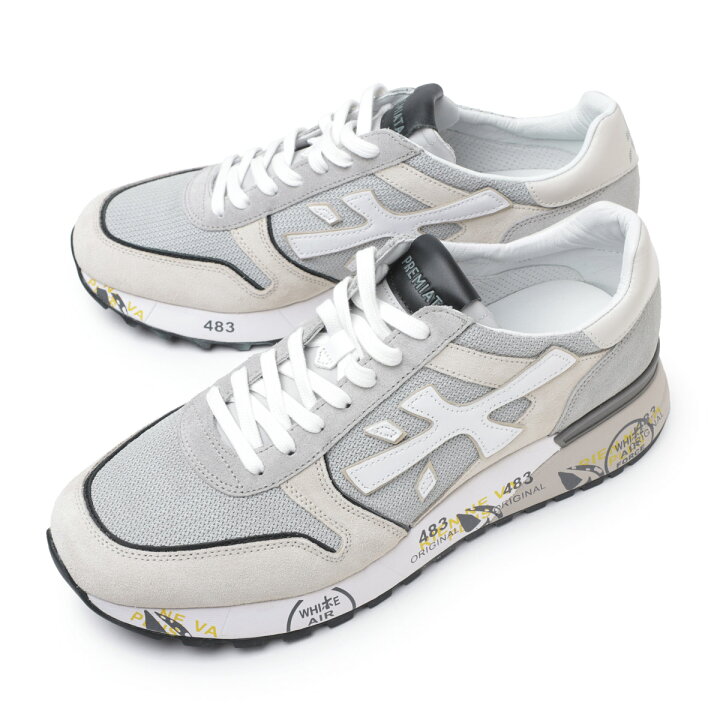 楽天市場】プレミアータ PREMIATA スニーカー グレー メンズ 大きい 
