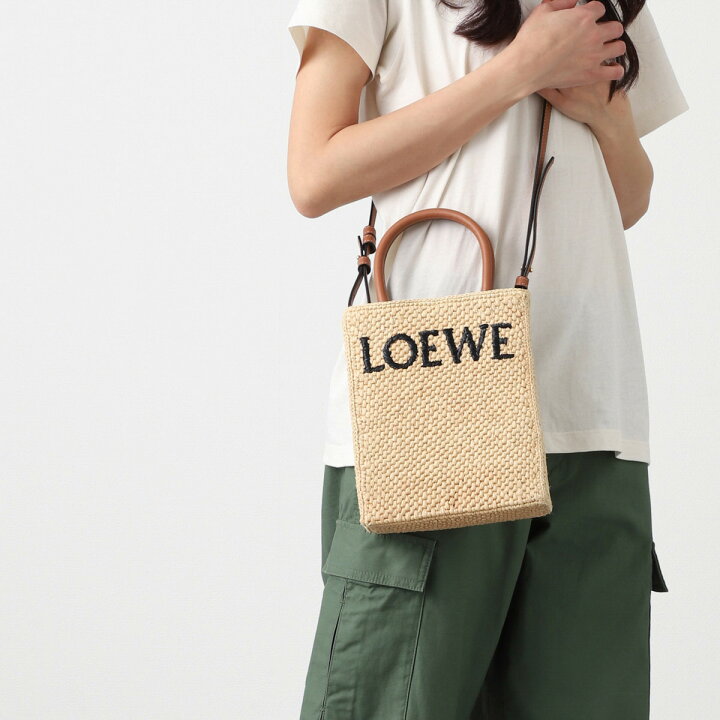 楽天市場】ロエベ LOEWE トートバッグ 2WAY ショルダーバッグ ベージュ 
