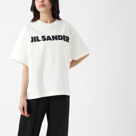 【4/25限定!当選確率1/2!MAX100%POINT BACK!※要エントリー】【アウトレット】ジルサンダー JIL SANDER クルーネックTシャツ ホワイト j02gc0001 j45148 102【返品送料無料】[2023SS]