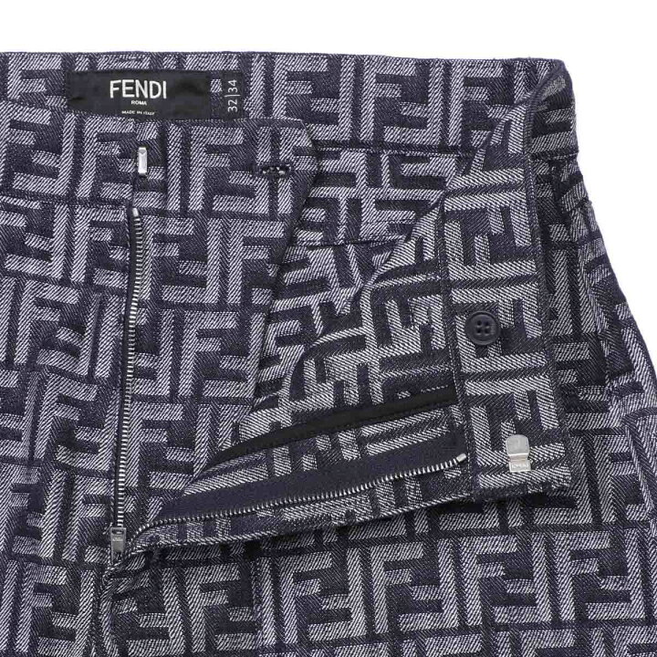 楽天市場】フェンディ FENDI ショートパンツ バミューダパンツ ブルー 