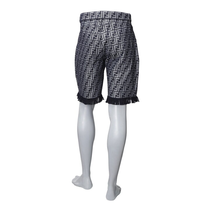 楽天市場】フェンディ FENDI ショートパンツ バミューダパンツ ブルー  