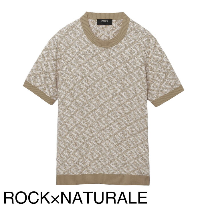 楽天市場】フェンディ FENDI クルーネック半袖ニット fzx051 an3q  