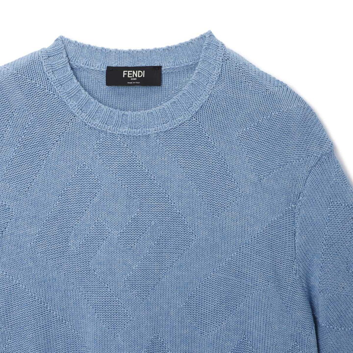 楽天市場】フェンディ FENDI クルーネック半袖ニット fzx144 an3t  