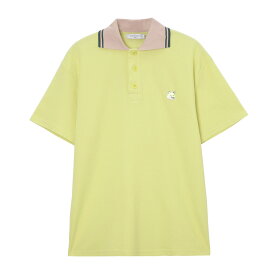 【アウトレット】【アウトレット】メゾンキツネ MAISON KITSUNE ポロシャツ メンズ km00209kj0104 mint HOTEL OLYMPIA【返品送料無料】