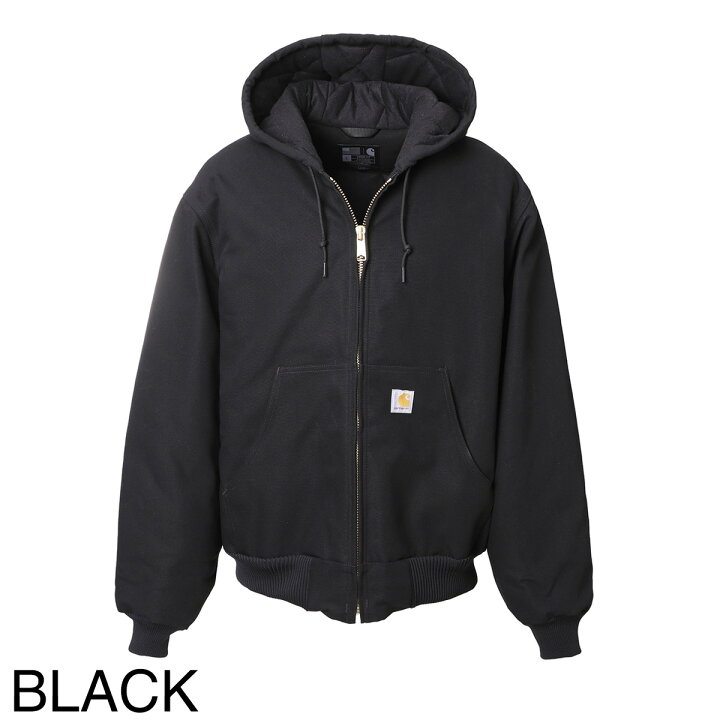 楽天市場】カーハート Carhartt 中綿入りフーデッドブルゾン 