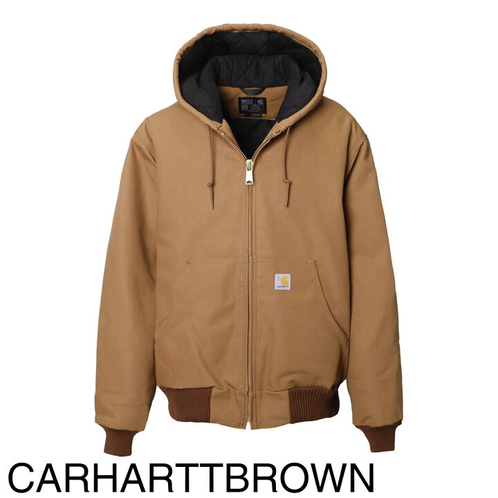 楽天市場】カーハート Carhartt 中綿入りフーデッドブルゾン 