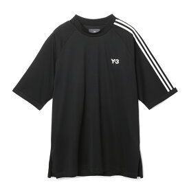 ワイスリー Y-3 クルーネックTシャツ ブラック メンズ レディース h63065 black owhite 3S SS TEE【返品送料無料】【ラッピング無料】