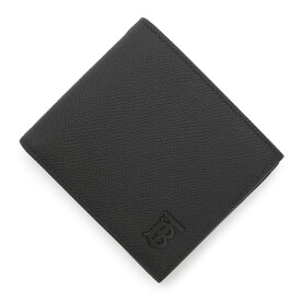 バーバリー BURBERRY 2つ折り財布 小銭入れ付き ブラック メンズ 8072717 black CC BILL COIN TM2【返品送料無料】【ラッピング無料】[2023AW]