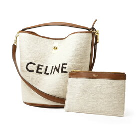 セリーヌ CELINE ハンドバッグ 2WAY ショルダーバッグ ベージュ 19557 2erh 02nt BUCKET 16【返品送料無料】