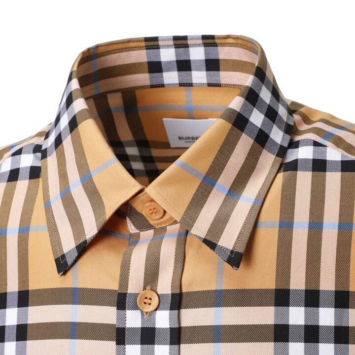 楽天市場】バーバリー BURBERRY 長袖レギュラーカラーシャツ 総柄  