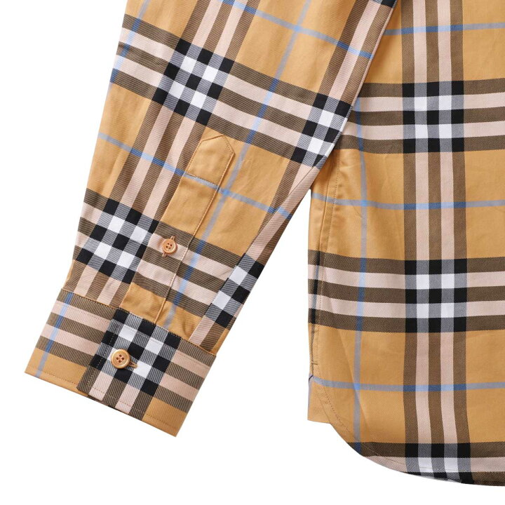 楽天市場】バーバリー BURBERRY 長袖レギュラーカラーシャツ 総柄  