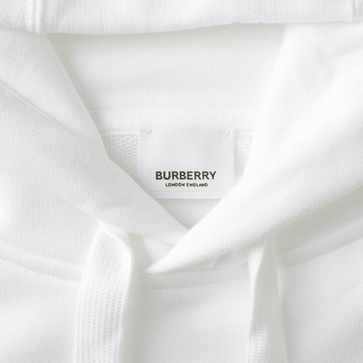 楽天市場】バーバリー BURBERRY パーカ フーディ ホワイト 8072753 