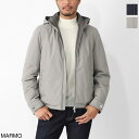 ムーレー MOORER ダウンブルゾン フーデッドブルゾン メンズ 大きいサイズあり albini stp blu ACQUA ALBINI-STP【返品送料無料】