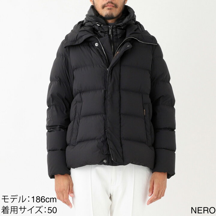 楽天市場】ムーレー MOORER ライナー付き ダウンジャケット メンズ 