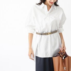 【アウトレット】アミ AMI ミニワンピース シャツワンピース ホワイト レディース fdr108 co0014 168 naturalwhite【返品送料無料】