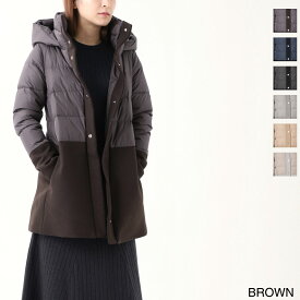 ヘルノ HERNO ダウンコート pi001759d 33344 8993 HERNO GLOBE ECOAGE ECOWOOL AND ULTRALIGHT NYLON A-LINE JACKET【返品送料無料】[2023AW]