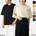 メゾンキツネ MAISON KITSUNE クルーネックTシャツ メンズ lm00107kj0119 p199 black BOLD FOX HEAD PATCH【返品送料無料】