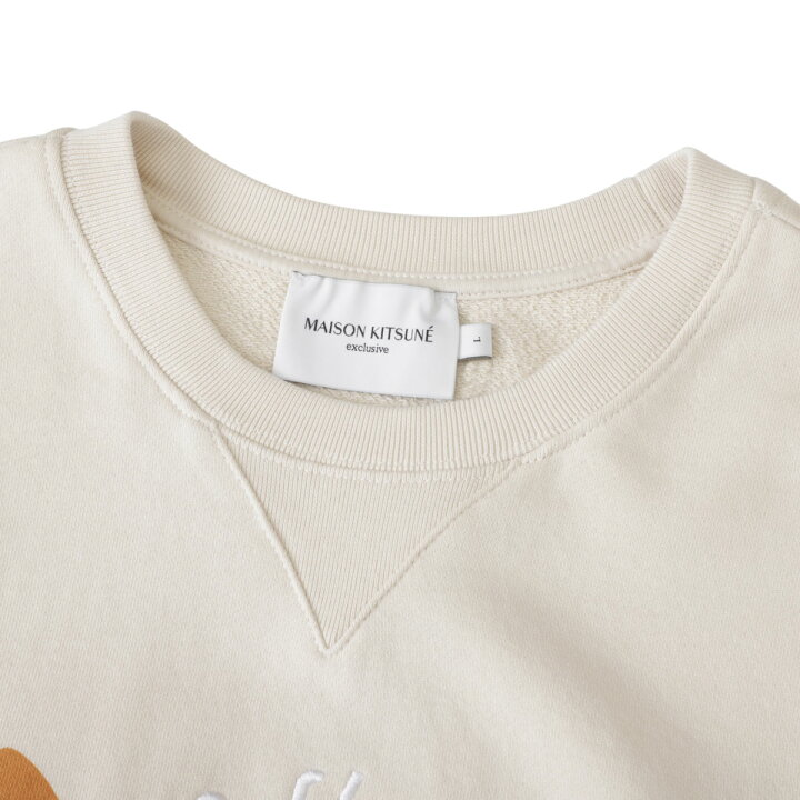 楽天市場】メゾンキツネ MAISON KITSUNE スウェット ベージュ メンズ 