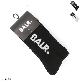 ボーラー BALR. 靴下 2足セット ソックス 2pack balr socks black 2PACK BALR SOCKS【返品交換不可】[2023AW]