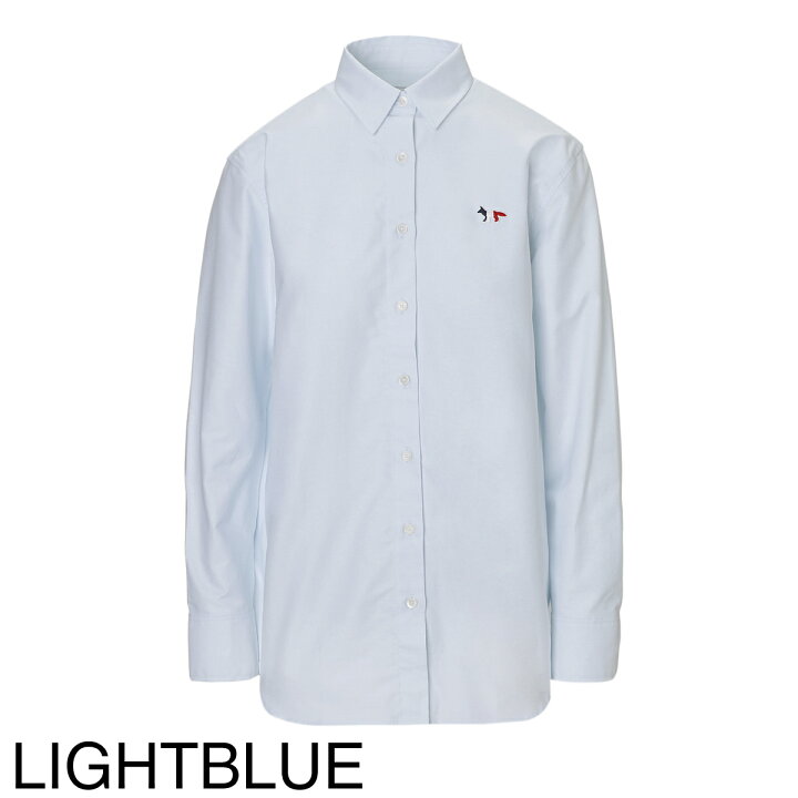 楽天市場】メゾンキツネ MAISON KITSUNE 長袖レギュラーカラーシャツ 