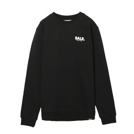 【6/5限定!当選確率1/2!MAX100%POINT BACK!※要エントリー】ボーラー BALR. スウェット ブラック olaf straight h2s globe crewneck jetblack OLAF STRAIGHT H2S GLOBE CREWNECK【返品送料無料】[2023AW]