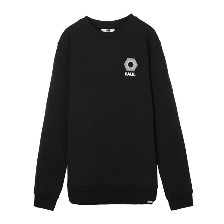 楽天市場】ボーラー BALR. スウェット ブラック olaf straight h2s hex 
