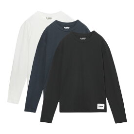 ジルサンダー JIL SANDER クルーネック カットソー 3枚セット マルチカラー メンズ j47gc0002 jtn254 000【返品送料無料】【ラッピング無料】[2023AW]