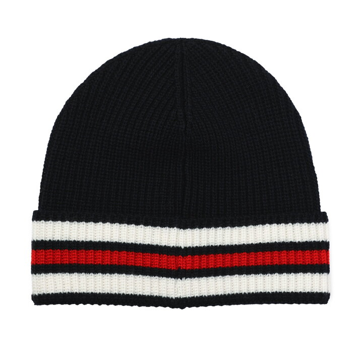 楽天市場】モンクレール MONCLER ニットキャップ ビーニー ブルー 