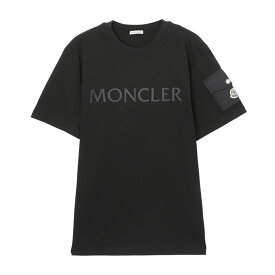 モンクレール MONCLER クルーネックTシャツ ブラック 8c00008 8390t 999【返品送料無料】[2023AW]