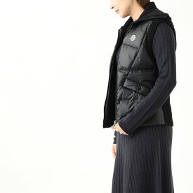 【12/10限定!当選確率1/2!MAX300%POINT BACK!※要エントリー】【アウトレット】モンクレール MONCLER ダウン切り替え ベスト ジレ ブラック 9i00002 m2089 999【返品送料無料】