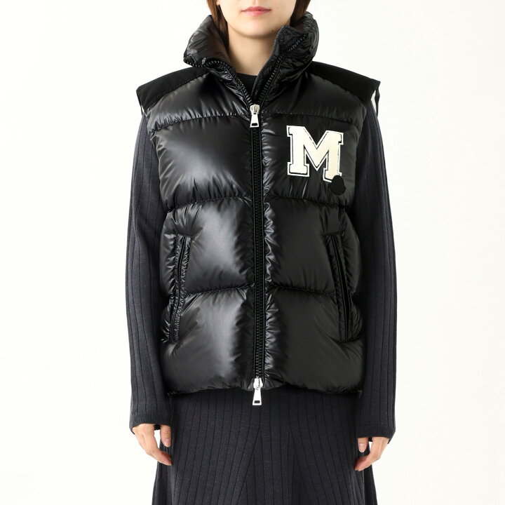 楽天市場】モンクレール MONCLER ダウンベスト ブラック oder 1a00017 