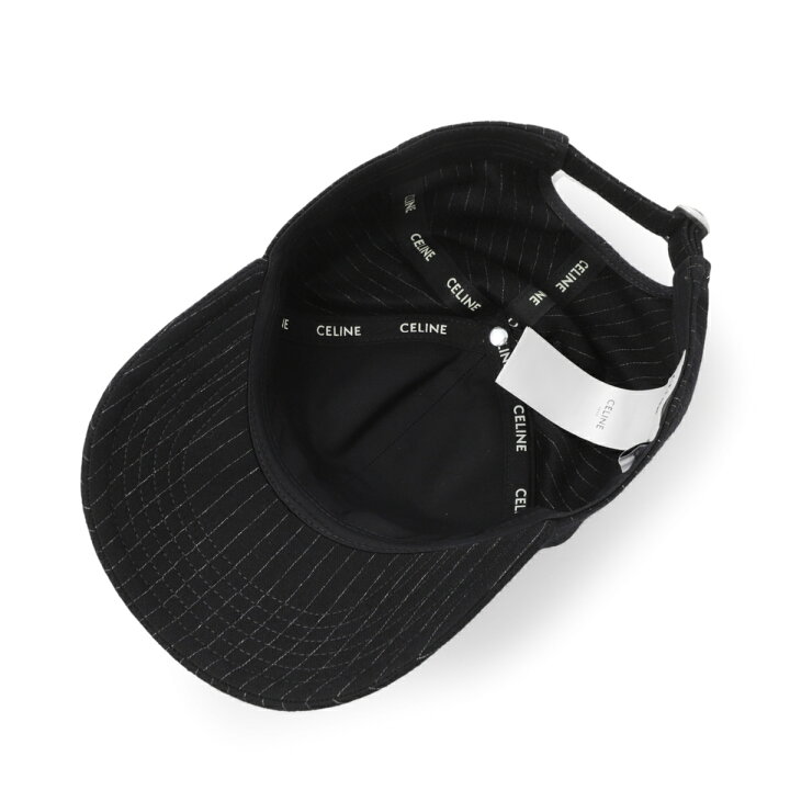楽天市場】セリーヌ CELINE ベースボールキャップ ブラック メンズ  