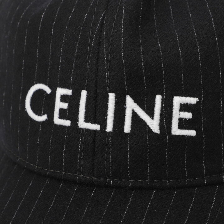 楽天市場】セリーヌ CELINE ベースボールキャップ ブラック メンズ  