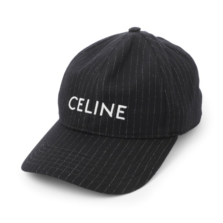 楽天市場】セリーヌ CELINE ベースボールキャップ ブラック メンズ 