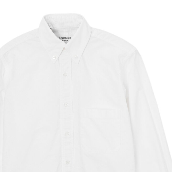 楽天市場】トムブラウン THOM BROWNE. ボタンダウンシャツ ホワイト 