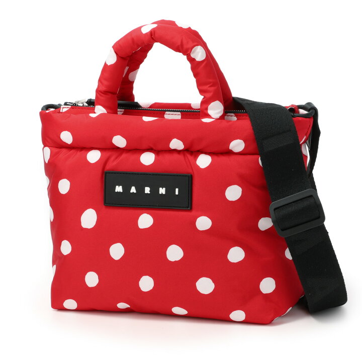 楽天市場】【アウトレット】マルニ MARNI トートバッグ 3WAY レッド  