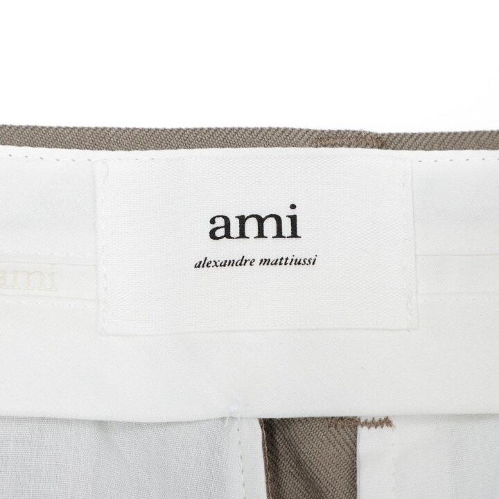 楽天市場】【アウトレット】アミ AMI ワイドパンツ ベージュ メンズ  