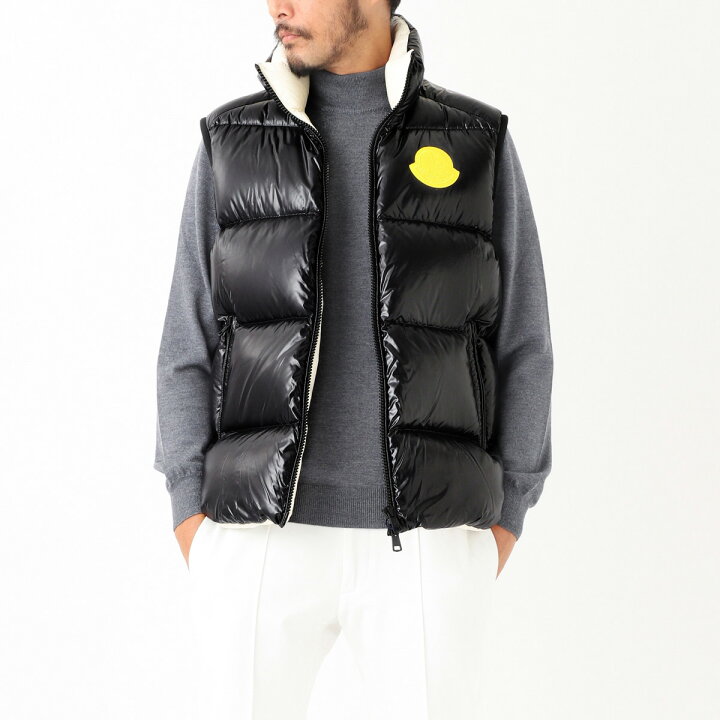 楽天市場】モンクレール MONCLER ダウンベスト ブラック sumido 